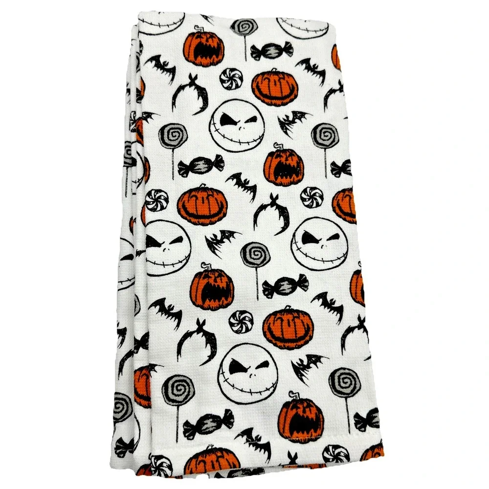 Disney Nightmare Before Christmas Kitchen Towels Set of 2 16x26 100% Cotton